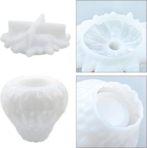 Molde <span class=keywords><strong>de</strong></span> silicona para tarro <span class=keywords><strong>de</strong></span> fresa <span class=keywords><strong>de</strong></span> 2 piezas con tapa, utilizado para cajas <span class=keywords><strong>de</strong></span> almacenamiento, candelabros, contenedores <span class=keywords><strong>de</strong></span> joyería <span class=keywords><strong>de</strong></span> dulces, <span class=keywords><strong>macetas</strong></span>, Hom - Product Image 2