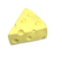 Jouet anti-stress en caoutchouc souple, simulation créative de fromage et de tofu, idéal pour la relaxation et la décompression, également un excellent cadeau