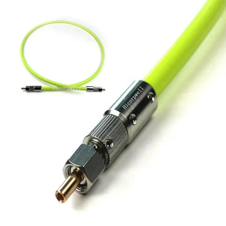 Connecteurs standard de découpeuse de laser de fibre D80 laser de fibre optique câble laser de refroidissement actif puissance élevée