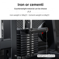 Multi-Smith Power Rack Équipement de Gymnastique Maison/Commercial Machine Smith Multi-Fonctionnelle pour Exercices de Fitness des Jambes Musculation