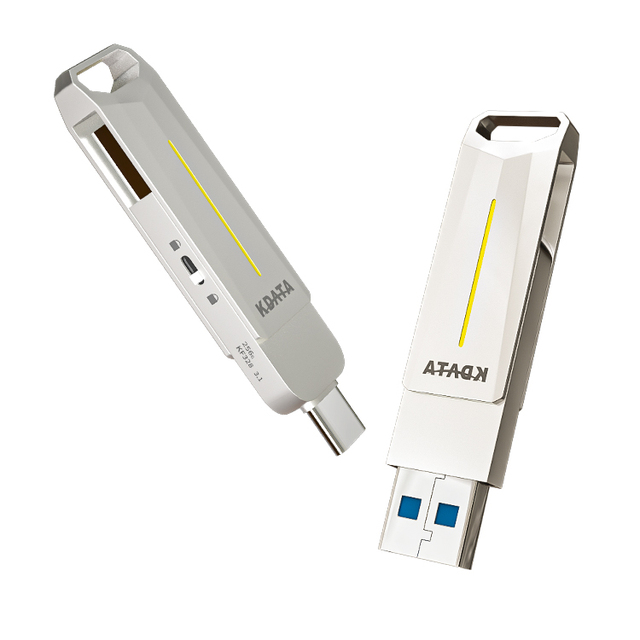 Customizable 64GB Swivel Metal USB 3.1 Type-C Pen Drive New OTG Flash 128GB 256GB Memory Stick Custom USB Pendrive