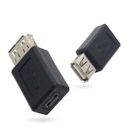 Adaptateur Micro USB femelle vers femelle, usb-otg, convertisseur pour clavier, souris