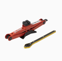 Lève-véhicule mécanique portable 2T, cric à ciseaux robuste, outil de levage compact en acier pour l'entretien des berlines et des SUV