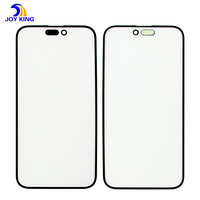 Pièces détachées pour téléphone portable, caméra pour iPhone 14 Pro Max, verre Oca pour iPhone 11 12 13 14 15 16, écran tactile, cadre