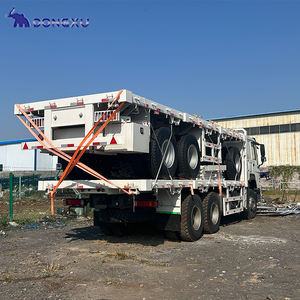 סמי טריילר שטוח להובלת מכולות 2/3/4 סרנים, 20 רגל, 45 רגל, 40 רגל, למכירה - Product Image 2