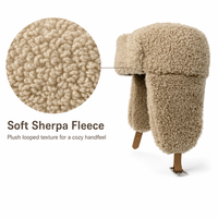 Chapeau d'hiver en fourrure avec cache-oreilles et sangle à boucle pour femmes et hommes, chapeau aviateur Ushanka