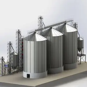 1000Ton Vertical Food Wheat Corn Maize Storage Grain Silo Price