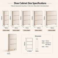 ASSOC Porte-chaussures minimaliste en acier thermolaqué avec séparateur de chaussures, organisateur durable pour couloir, bureau à domicile, OEM