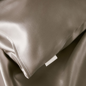 Sang Trọng 4-Mảnh Tấm Lụa Thiết Lập-19/22 Momme Lớp 6A Dâu Lụa Cao Cấp Charmeuse Bộ Đồ Giường Lụa Bộ - Product Image 4