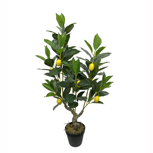 Cây cảnh bonsai trái cây giả trang trí nhà cửa mới nhất, bán buôn cây nhân tạo, cây chanh nhân tạo - Product Image 2