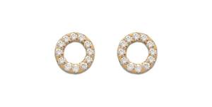 Boucles d'oreilles en moissanite taille ronde, véritables boucles d'oreilles en diamant moissanite, clous d'oreilles en moissanite pour mariage pour femmes - Product Image 4