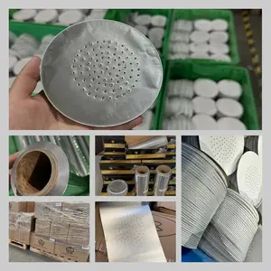 Papel de aluminio preperforado fácil de manejar para cuencos de narguile-50 hojas, cuadrados de papel de aluminio plateado brillante-Paquete de 30