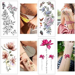 Tatuaggio Temporaneo per Donna con Sticker Intelligente in Pellicola PET, Carta per Trasferimento ad Acqua, Inchiostro Ecologico e Colla Non Tossica - Product Image 3