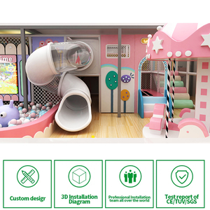 Custom Children's Indoor Play Center Small Indoor Playground with Slides Ball Pools Balls Soft Kids Indoor Equipment - Product Image 3