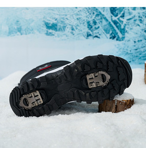 รองเท้ากีฬากลางแจ้งคุณภาพสูงสำหรับเล่นหิมะ พร้อมพื้นรองเท้าที่อบอุ่น นุ่มสบาย และกันลื่น สำหรับรองเท้าบูทฤดูหนาวของผู้ชาย - Product Image 6