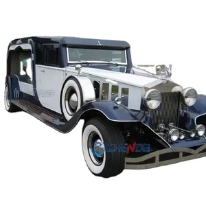 Equipement funéraire corbillard funéraire électrique très bon marché voiture ancienne/chariot cercueil <span class=keywords><strong>personnalisé</strong></span> cheval funéraire électrique Buggy - Product Image 1