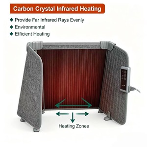Calentador <span class=keywords><strong>de</strong></span> Pies Plegable <span class=keywords><strong>de</strong></span> Cristal <span class=keywords><strong>de</strong></span> Carbono Infrarrojo, 3 Temperaturas Ajustables, Apagado Automático <span class=keywords><strong>de</strong></span> Seguridad, Calentador <span class=keywords><strong>de</strong></span> Escritorio para Oficina, Panel Calentador <span class=keywords><strong>de</strong></span> Pies - Product Image 4