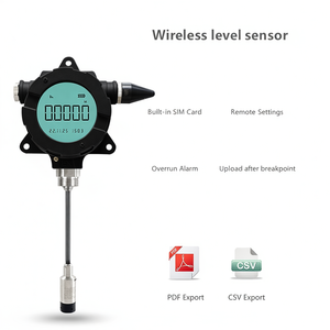เซ็นเซอร์วัดระดับน้ำไร้สาย IP68 พร้อมรีโมท ความแม่นยำ 0.5% อายุการใช้งานแบตเตอรี่ 6 ปี หน้าจอ LCD 2.4 นิ้ว ไร้สาย - Product Image 3