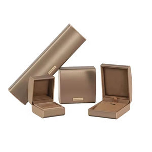 Caja de Joyería al por Mayor, Caja de Joyería Personalizada de Cuero PU de Lujo para Pulseras, Collares, Pendientes y Anillos, Empaque de Joyería - Product Image 2