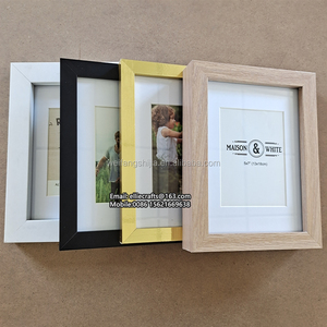 Vente en gros de profilés MDF noir et blanc A1 A2 A3 A4, <span class=keywords><strong>cadre</strong></span> <span class=keywords><strong>photo</strong></span> en bois mat avec passe-partout <span class=keywords><strong>10x15</strong></span> 13x18 18x24 - Product Image 6