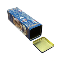 Boîte carrée décorative de grande taille à impression personnalisée en métal pour le vin Boîte de rangement d'emballages en métal pour l'emballage de bouteilles