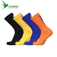 Chaussettes de basketball unisexes en tricot compressif pour adultes, couleurs unies, échantillon gratuit, mode, hiver, sport
