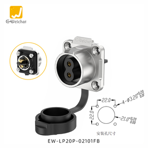 E-Weichat fábrica envío 2 3 4 5 6 7 núcleo brida enchufe aviación enchufe conector fabricante - Product Image 5