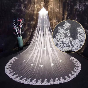 Nuovo Velo da Sposa Chao Xian <span class=keywords><strong>Sen</strong></span>, Accessorio per Foto di Tendenza, Velo da Sposa Lungo con Coda, Versatile - Product Image 3