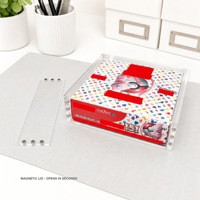 JIHONG Étui de protection en acrylique personnalisé pour boîte de 151 boosters, style moderne japonais, emballage carton populaire