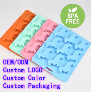 Tùy Chỉnh Thiết Kế Sáng Tạo Bpa Miễn Phí Bánh Trang Trí Công Cụ Cấp Thực Phẩm Hình Dạng Động Vật DIY Silicone <span class=keywords><strong>Ice</strong></span> Khuôn - Product Image 2