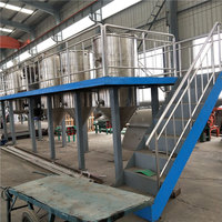 Machine de raffinage d'huile brute, machine de raffinage d'huile alimentaire industrielle, machine de raffinage d'huile de palme