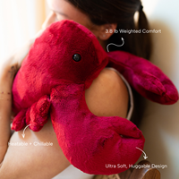 Homard en peluche chauffable au micro-ondes