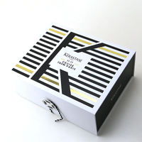 Boîtes d'emballage en carton cosmétiques avec feuille d'or pour cadeaux de parfum vêtements perruques sous-vêtements rouge à lèvres crème pour les yeux stratification mate