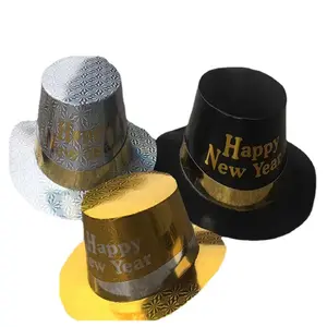 Chapeaux de fête du nouvel an NYE festifs multicolores pour adultes 2022