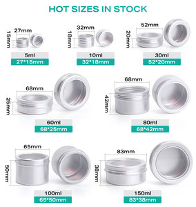 Xu Hướng Mới Tùy Chỉnh <span class=keywords><strong>Tin</strong></span> Bao Bì Nhôm <span class=keywords><strong>Tin</strong></span> Jar Cho Đồ Trang Sức Đá Quý Hộp Lưu Trữ Với Cửa Sổ - Product Image 2