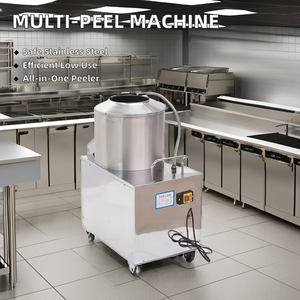 Éplucheur de patates douces laveuse automatique Taro lavage Machine à éplucher commercial électrique oignon noix de coco décorticage boisson Restaurant - Product Image 5