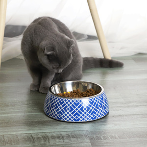 ชามสแตนเลสสำหรับสัตว์เลี้ยง ทรงโค้งมน กันลื่น สำหรับสุนัขและแมว ขนาดใหญ่และขนาดเล็ก - Product Image 2