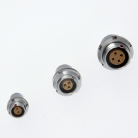 Connecteur de prise fixe à 6 broches, prise circulaire à montage par écrou, prise de panneau arrière série 1B