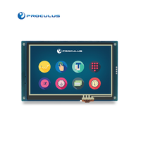 Untuk Papan Pengontrol LCD TFT 4.3 Inci dengan Modul Kontrol Layar LED Panel Tampilan Universal Tertanam UART
