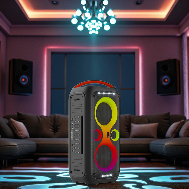 Double 6.5Inch 50W Wireless bluetooth Portable Speakers