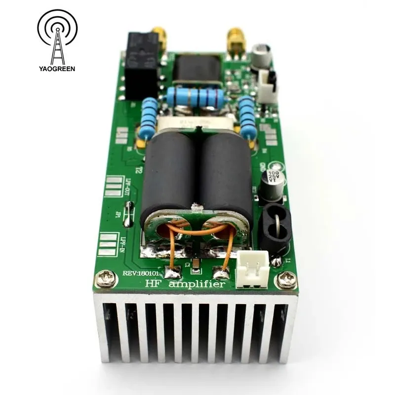 Amplificatore di potenza HF lineare SSB MINIPA100 100W assemblato con dissipatore di calore per Radio Ham FM YAESU FT-817 KX3 cw AM