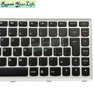 <span class=keywords><strong>LA</strong></span> SP <span class=keywords><strong>RU</strong></span> US tastiera per Laptop Lenovo Ideapad U310 U310 -ITH U310 -ISE U310 -IFI tastiera 25204986 con cornice bianca - Product Image 3