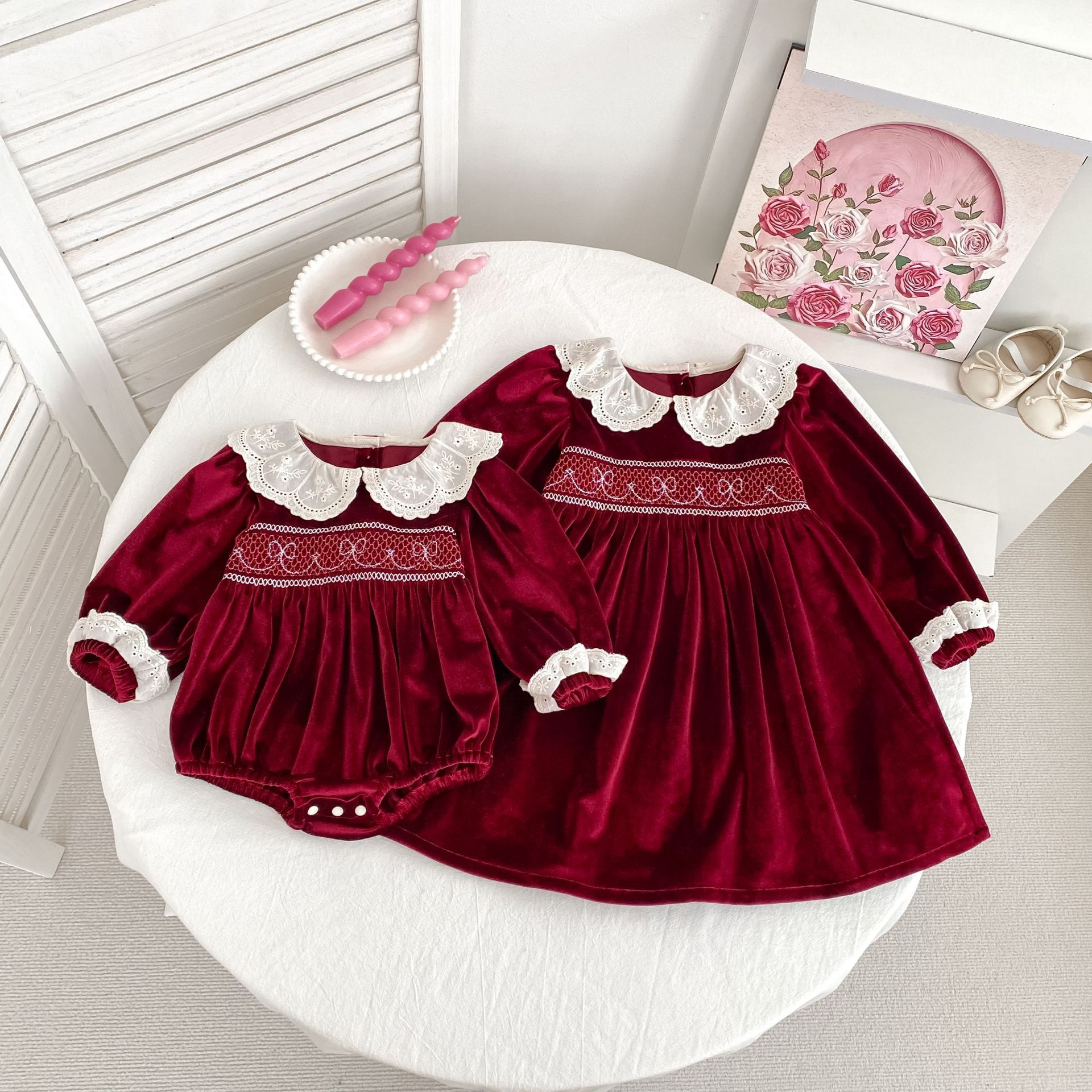 red velvet dress baby | Harper Velvet Dress The dress has a lightweight cotton lining for comfort and fastens with a concealed zip on the back. Red Velvet Princess Dress With