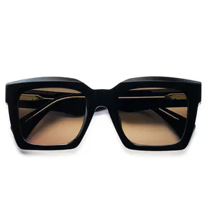 Finione china kacamata hitam api pria modis kacamata hitam asetat untuk pria dan wanita di Eropa