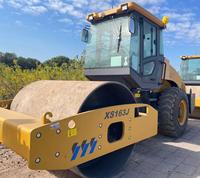 Compacteur de sol vibrant à tambour unique XS163J de 16 tonnes, robuste, pour travaux de terrassement et de construction