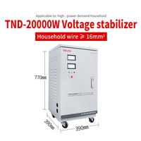 Régulateur automatique de tension et de courant 220V AVR + Régulateur 30KVA 50KVA 3000W 5000W Stabilisateur de bonne qualité en cuivre