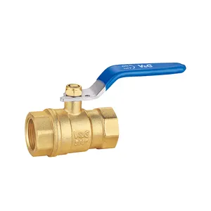 Ball Brass Valve 1/2 - 2 Inch EN13828 Standard PN25 Working Pressure Female Thread Lever Handle Brass Ball Valve