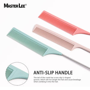 Accessori per parrucchieri colorati in lega di ABS per casa da parrucchiere in acciaio inossidabile pettine preciso per capelli - Product Image 6