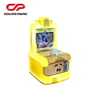 Machine de Parkour jaune de haute qualité pour enfants Machine de jeu d'intérieur Équipement de simulation à pièces pour Offre Spéciale