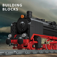 Jie Star JJ59004 Ensemble Personnalisé Train Série Bloc de Construction Modèle Enfants Éducatifs En Plastique Bloc de Construction Jouet